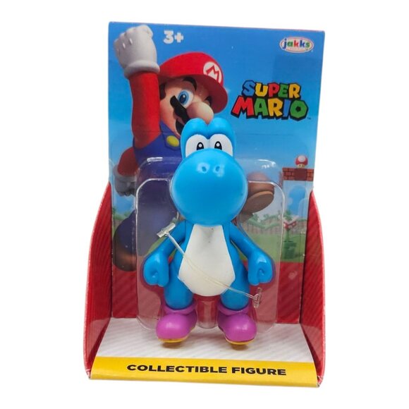 Super Mario Ice Mario Luigi Light Blue Yoshi Red Koopa Figure Nintendo Jakks NEW - Picture 7 of 9